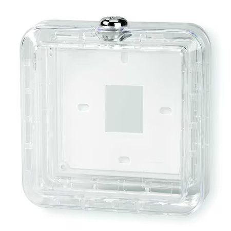 Universal Thermostat Guard, Off-White, Plastic, 4E644