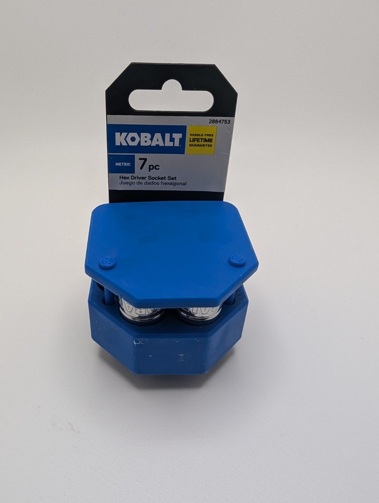 Kobalt 7-Piece 3/8-in Drive Set Hex Bit Driver Socket Set - NEW