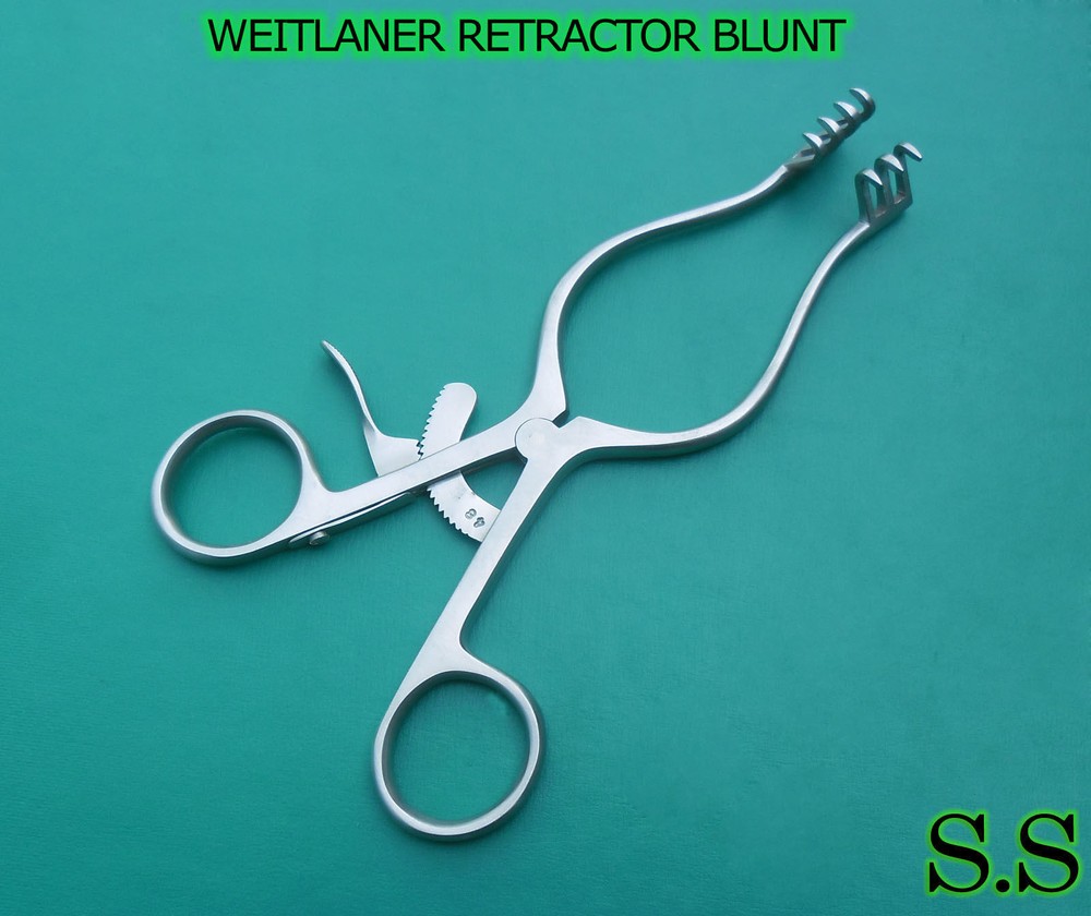 2 WEITLANER RETRACTOR BLUNT 5.5"SURGICAL ENT INSTRUMENTS