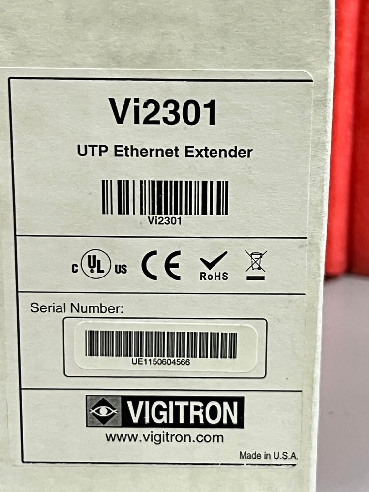 VIGITRON MaxiiCopper Vi2301 UTP Ethernet Extender