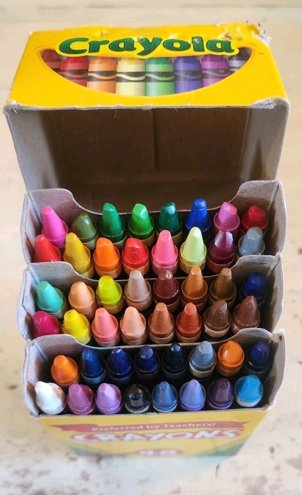 2014 Crayola Crayons 48 Count Box Binney & Smith Craft School Coloring