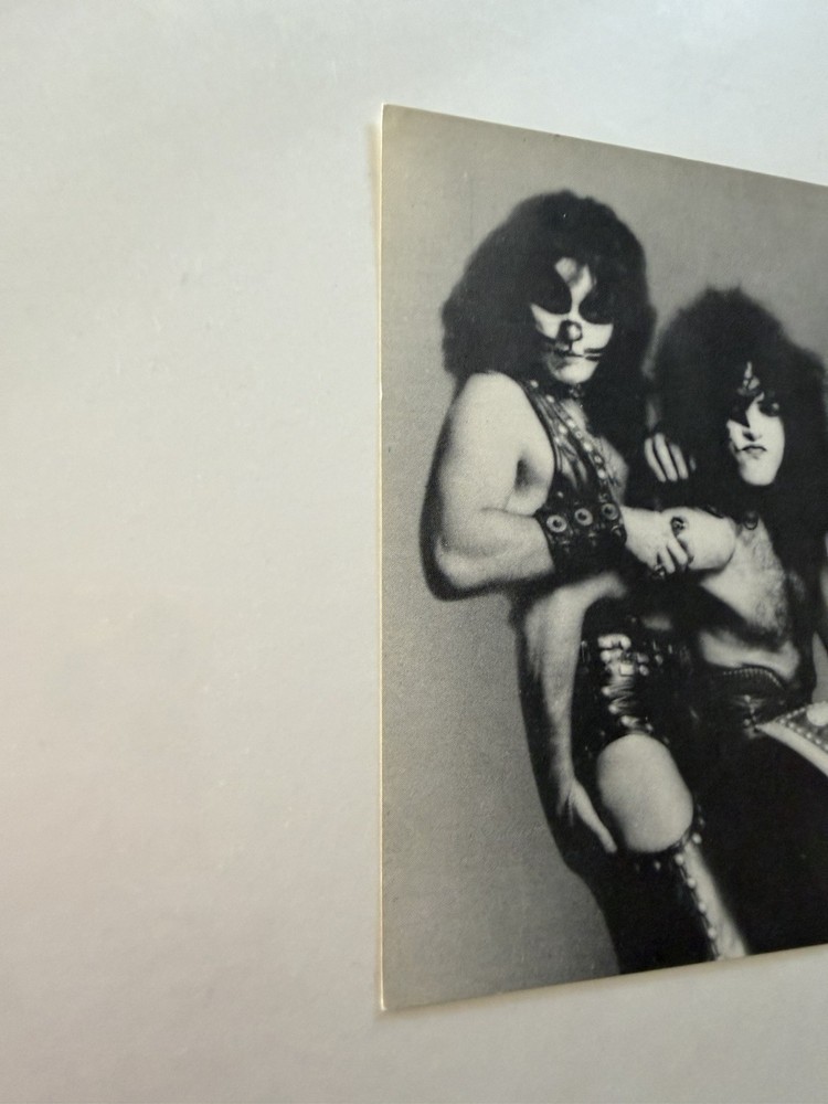KISS 1974 HOTTER THAN HELL ALBUM PROMO POSTCARD AUCOIN VINTAGE RARE HOLY GRAIL🔥