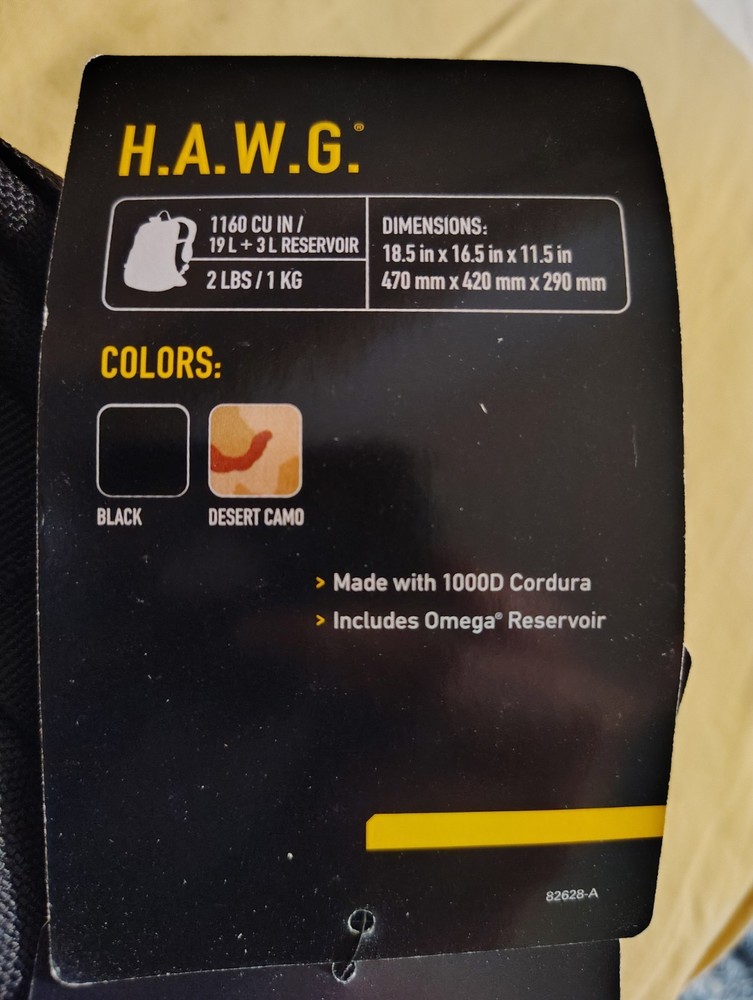 Camelbak 100 Oz Hawg Hydration System Maximum Gear Backpack - Black