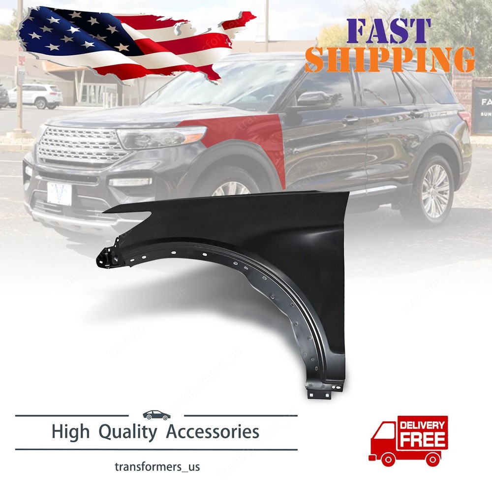 New For Ford Explorer 2020-2024 RB5Z16006A Front Left Driver Side Fender Panel
