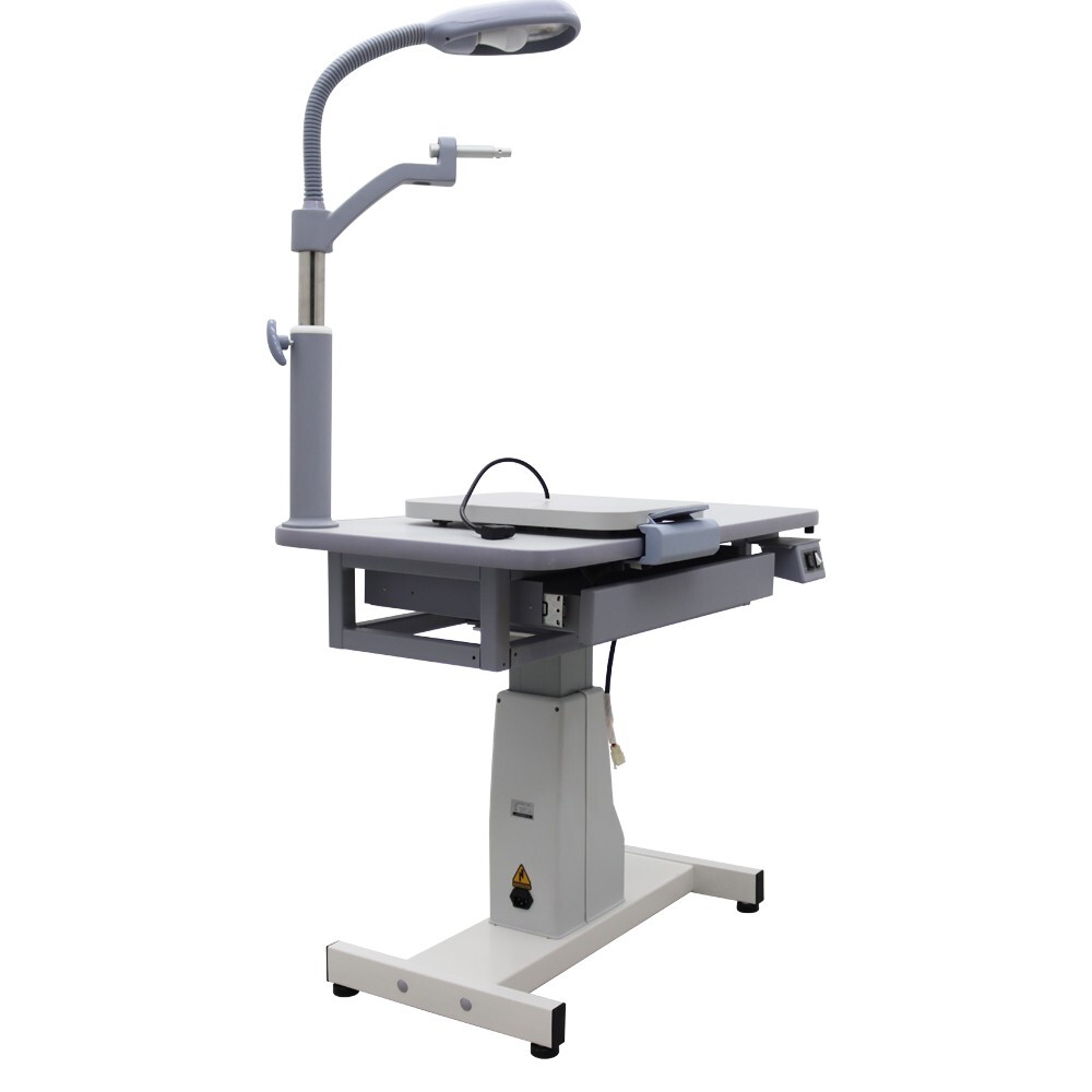 110V Optometry Ophthalmic Eyeglass Test Stand Combined Table Adjustable Height