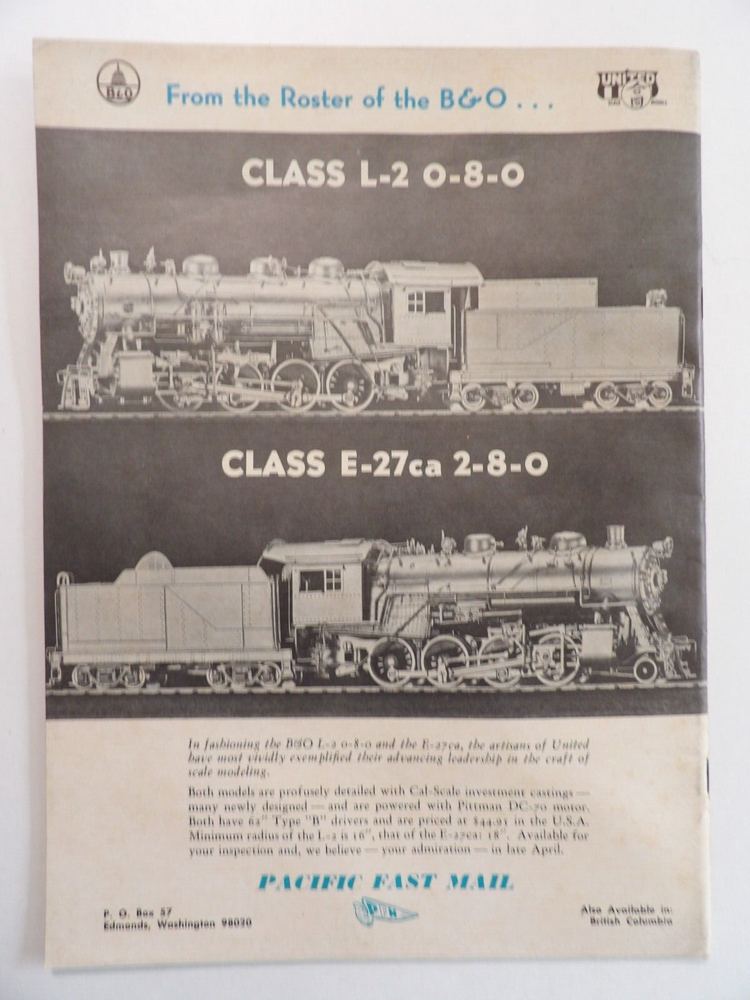 Model Railroader Magazine March 1966 Volume 33