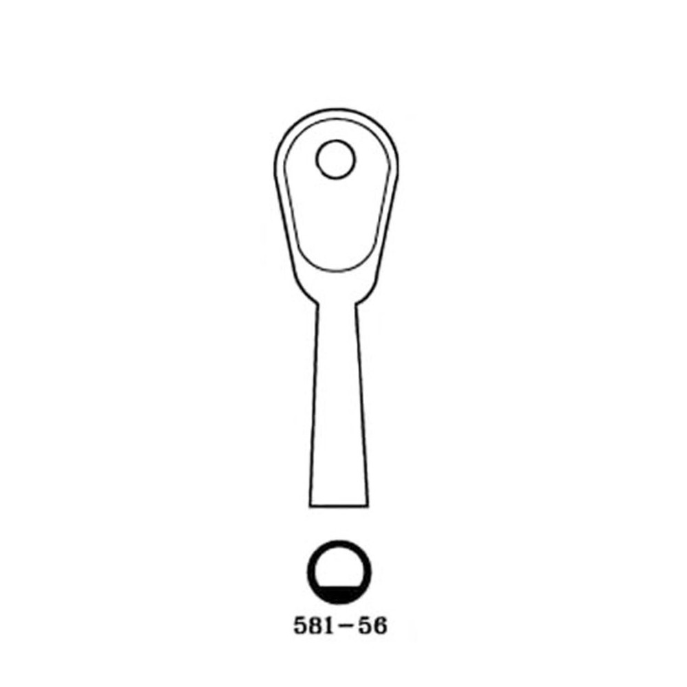 ERA D Section Window Lock Key D Shaped Locking Keys