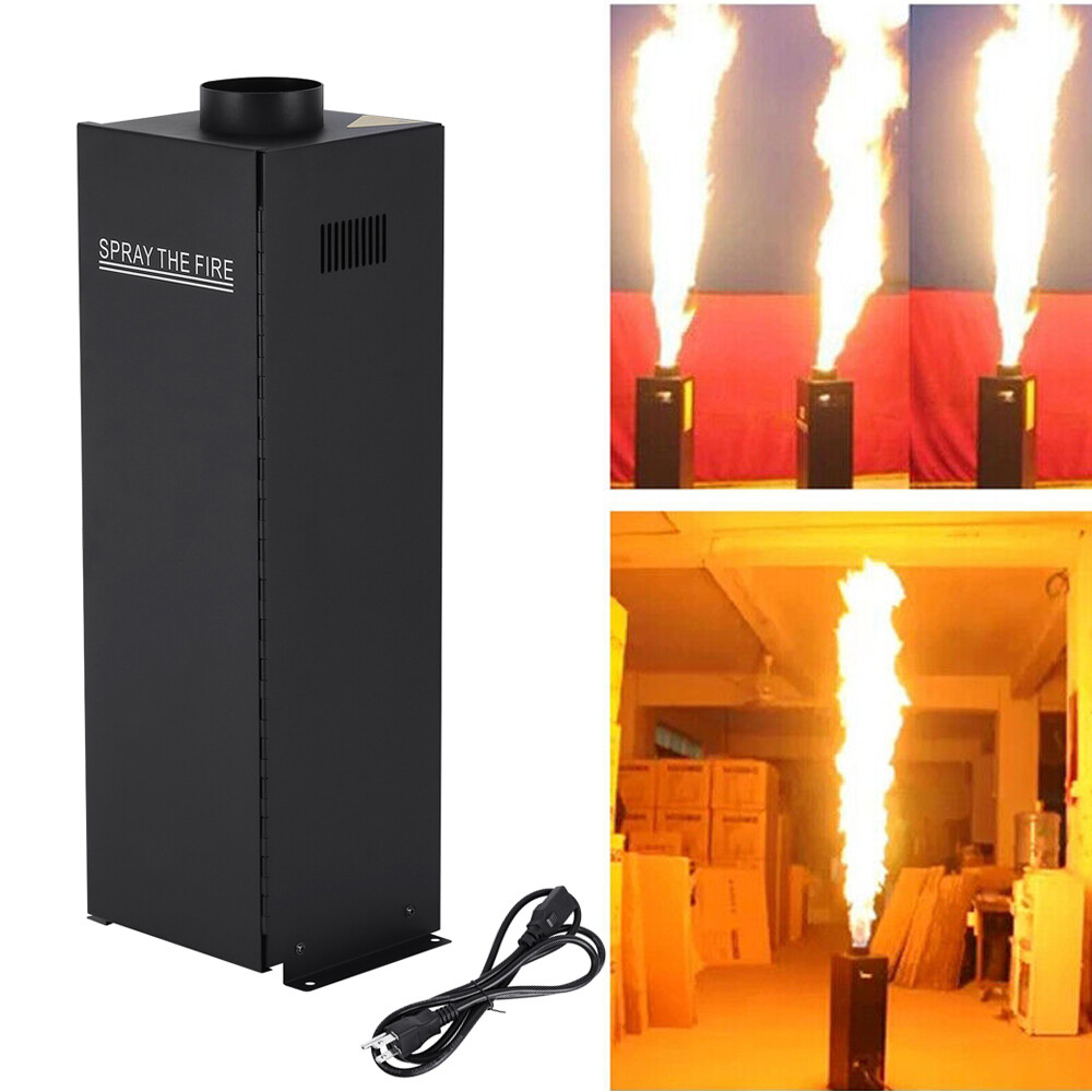 200W Flame Thrower Projector Fire Machine Stage Effect Party Disco DJ DMX512