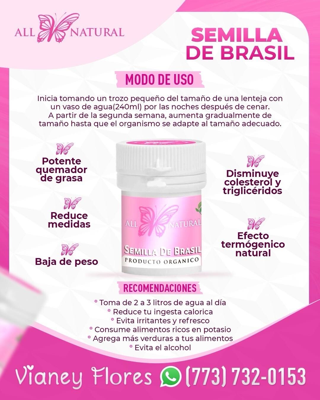 Semilla De Brasil Original