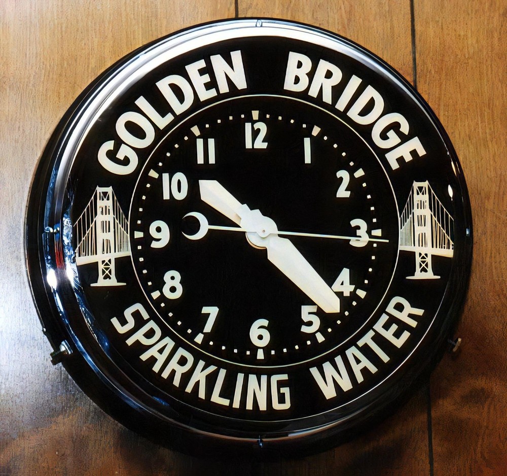 Glo-Dial Neon Clock Crescent Moon Second Hand--2-56 Thread Bushing (NOS)