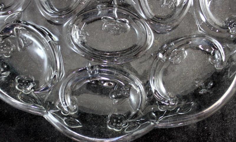 Anchor Hocking Savannah Clear Deviled Egg Platter