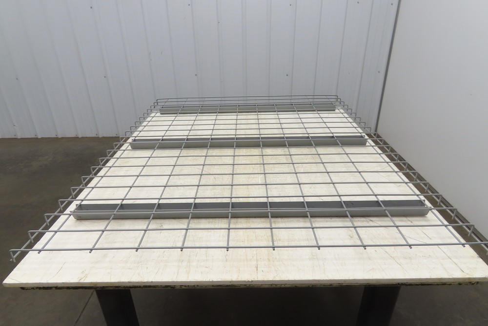 New Pallet Rack Wire Deck 42x52" Waterfall 3 Step Channel Racking 2500lb Mesh