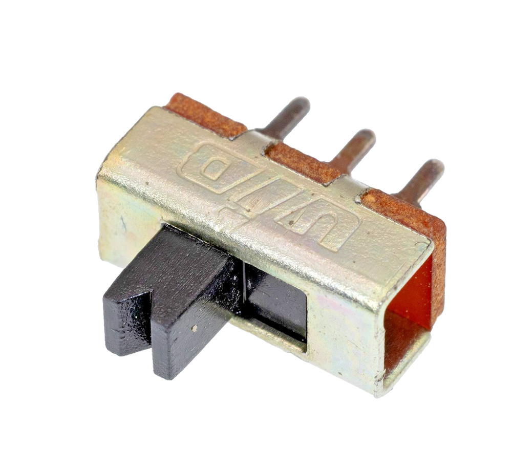 25pcs Black UID SPDT PCB Mount 3-pin 2 Position Miniature Slide Switch