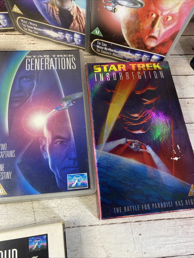 Star Trek VHS Tape Bundle