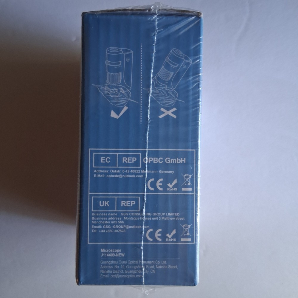 Lakwar Pocket Microscope, Adjustable magnification range 60x to 120x