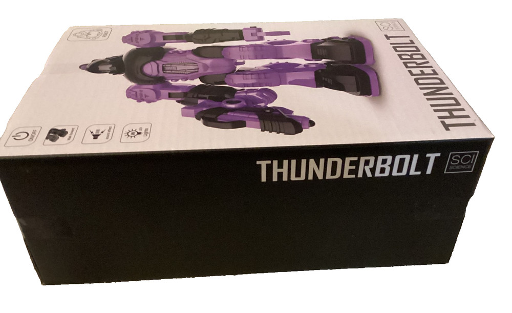 Three Stars THUNDERBOLT Figure Robot Walks, Sounds & Lights SCI Science