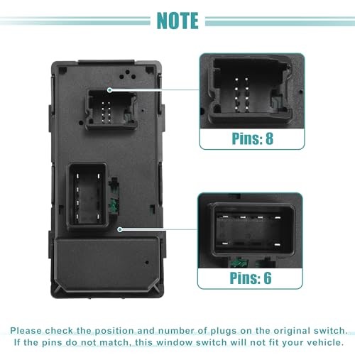 Power Window Switch Window Control Switch Fit for GMC Acadia 2007-2016