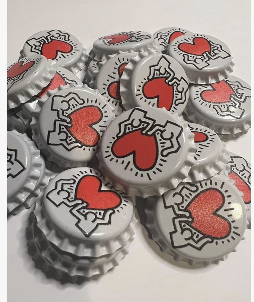Keith Haring Heart Enamel Pin