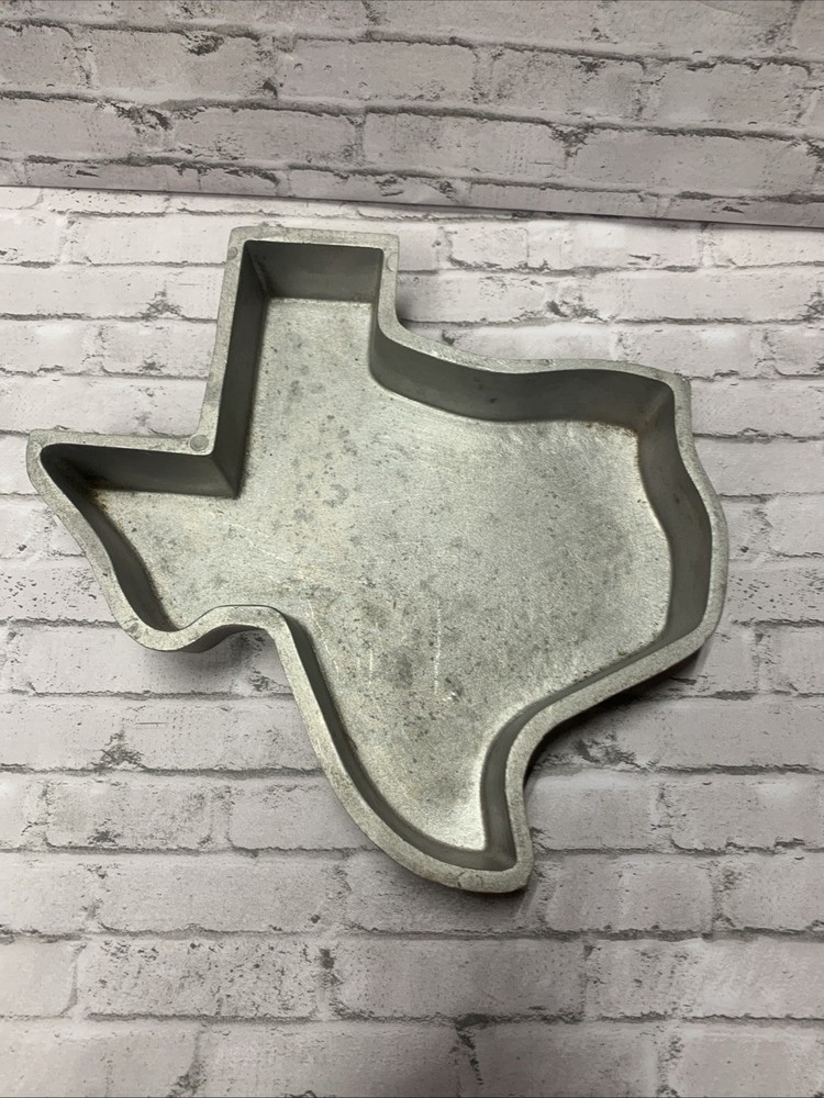 Vintage Texas Aluminum Casting Cornbread Cake Pan