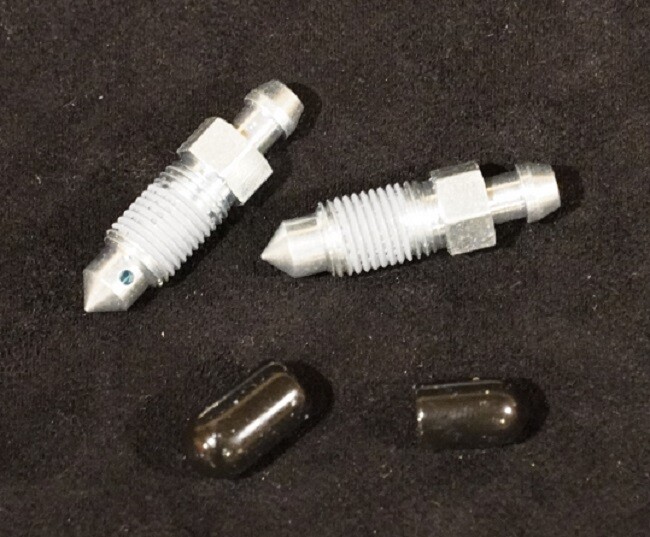 Speed Bleeder Screw Check Valve 3/8-24 For Front Rear Brake Caliper 58372