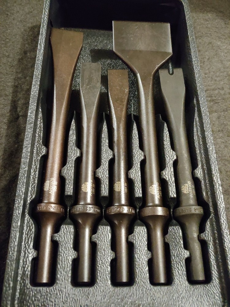 Mac Tools 5pc Air Hammer Bit Set - USA MADE