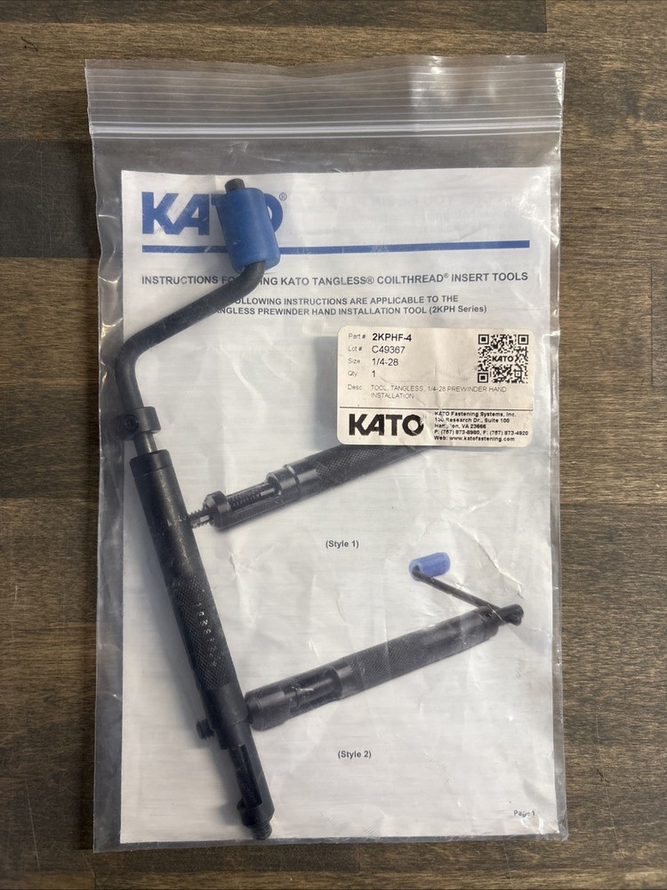 KATO  Prewinder Hand Tool 1/4-28