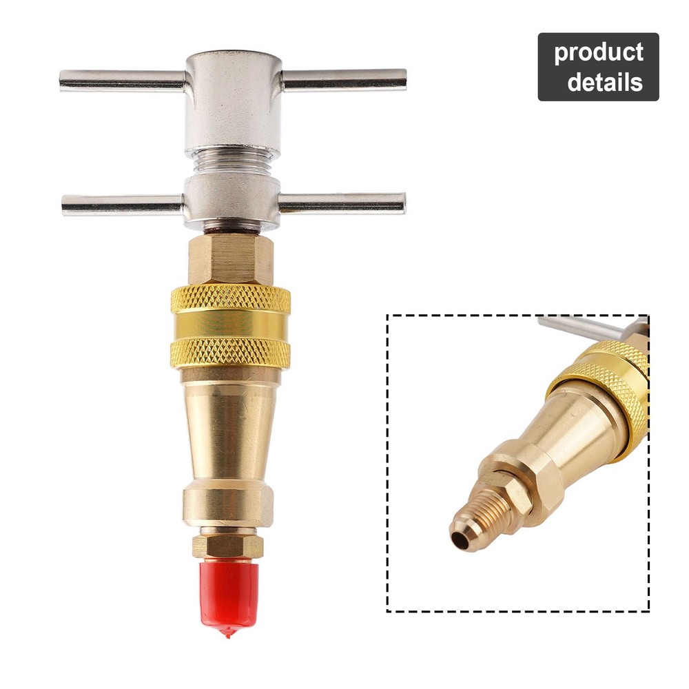 Robust 14 Inch FNPT Brass Washer Quick Coupling for Refrigerator Extension