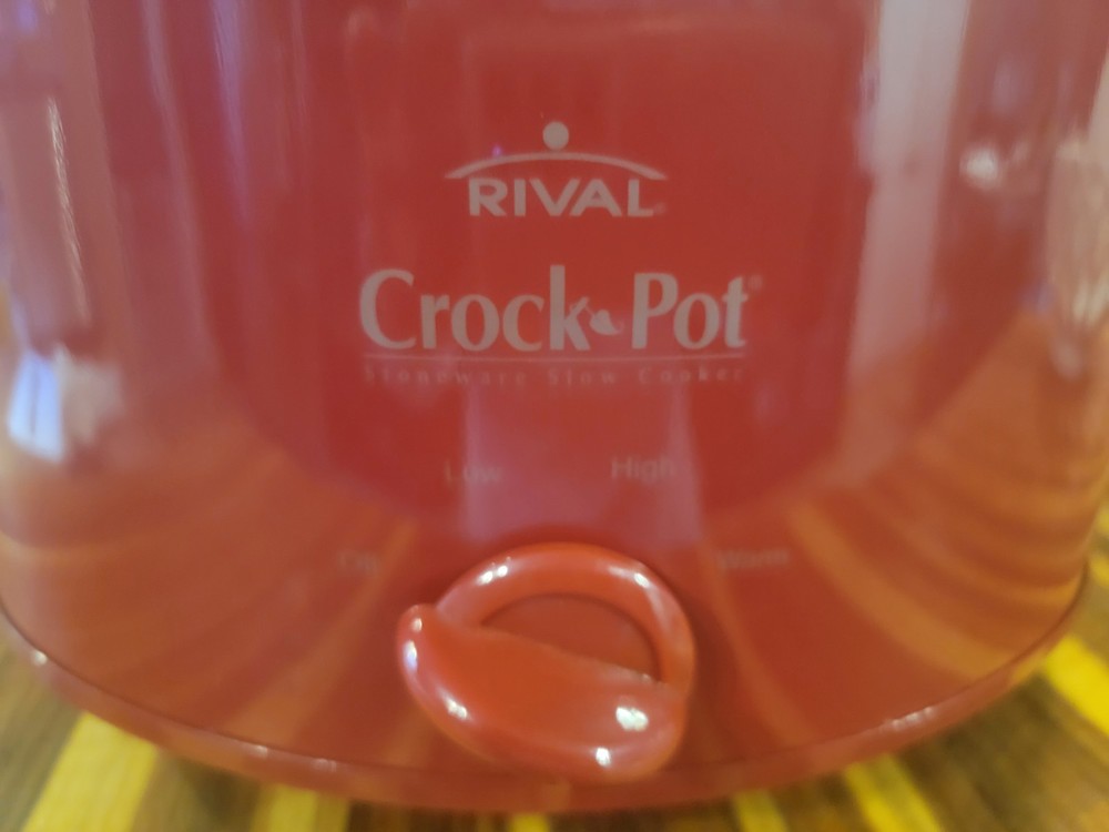 Replacement Rival Crock Pot SCV401 Base Only Tested Works - Red