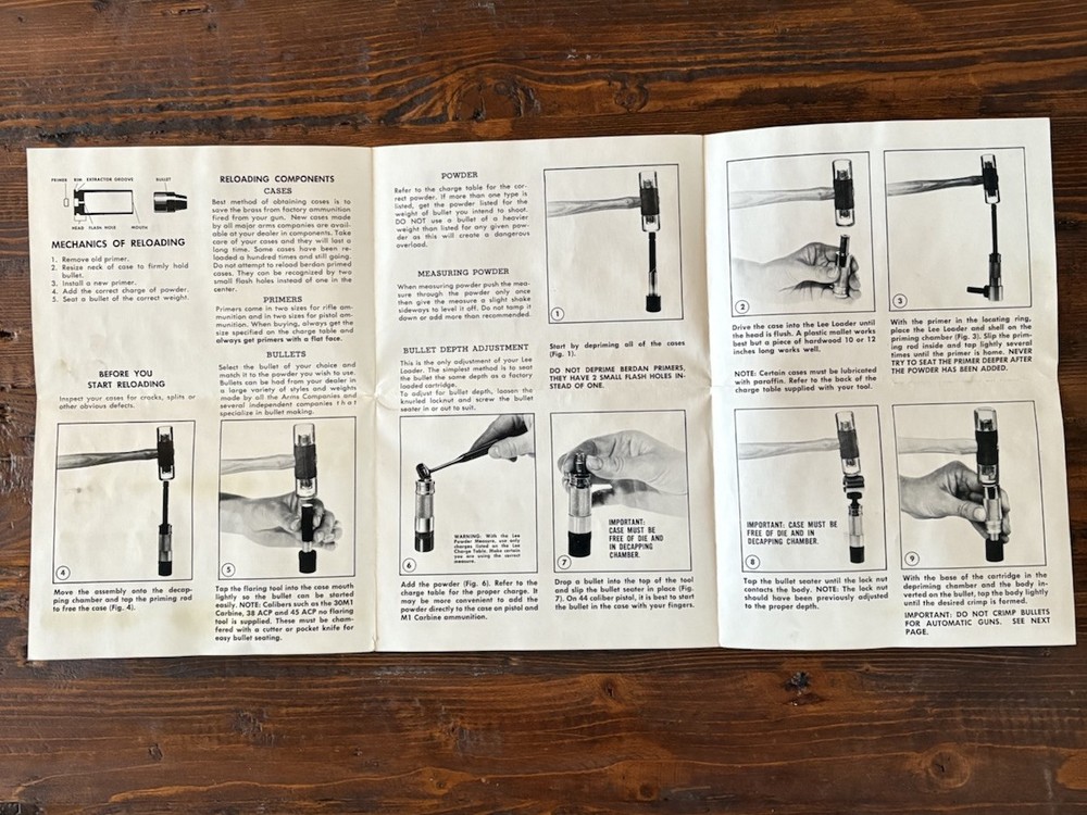 Lee Loader .38 Special/.357 Magnum Reloading Kit.