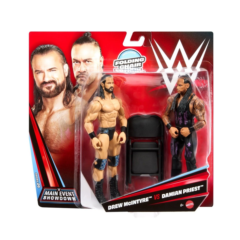 Drew McIntyre / Damian Priest Championship Showdown Series 26 Figure WWE Mattel