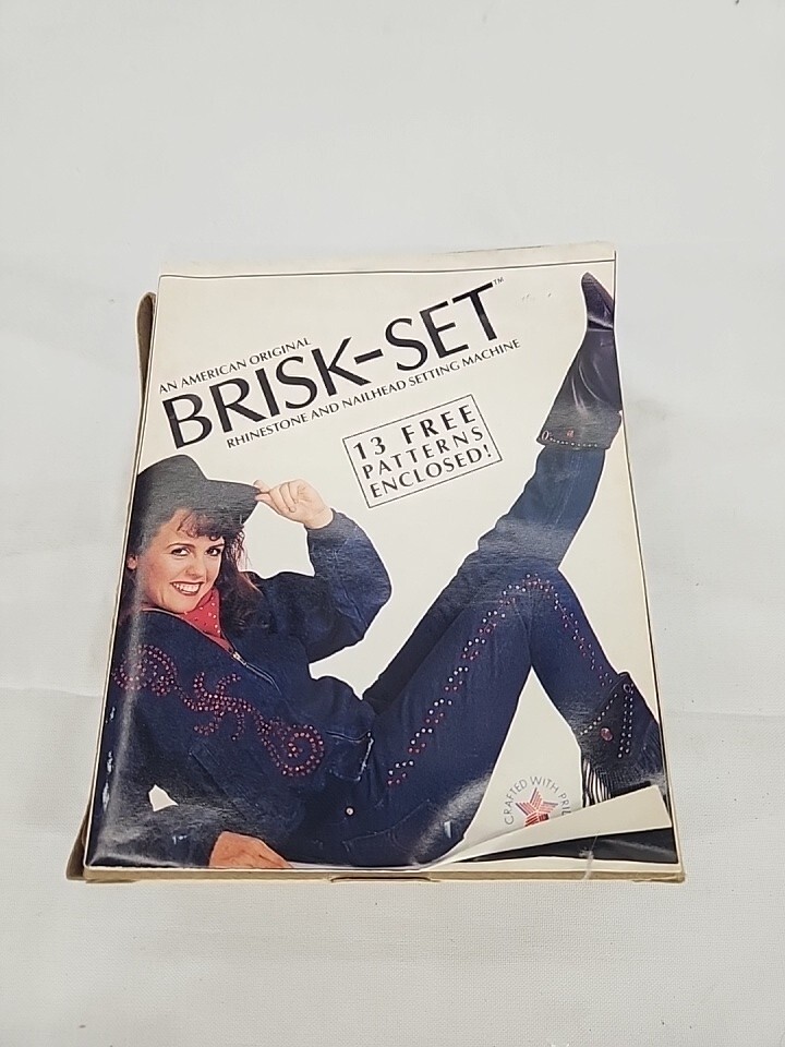 Brisk-Set Model 100A Flat Back Rhinestone Setter Precision Tool Cast Aluminum