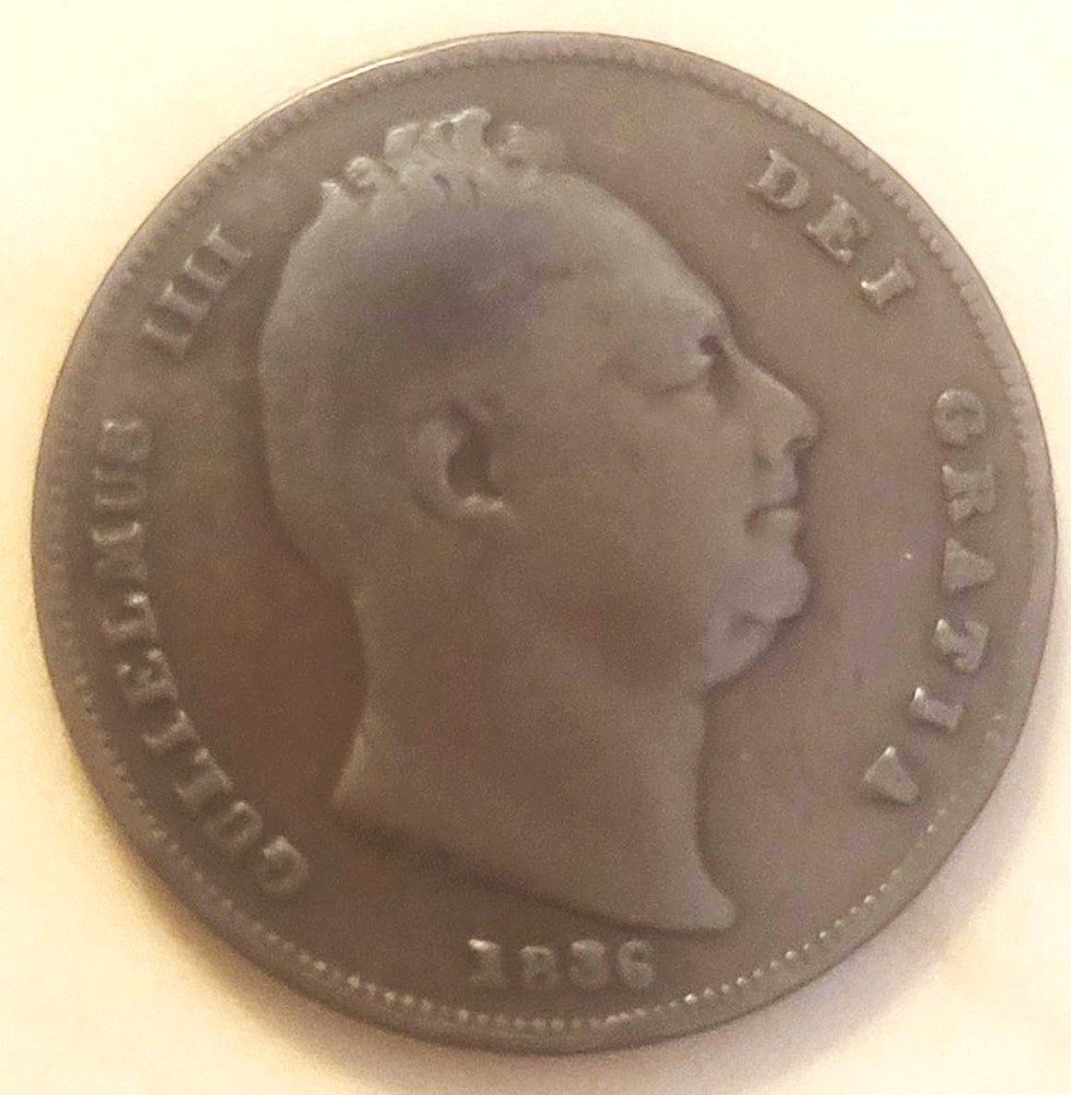 1836 Great Britain 1 Farthing