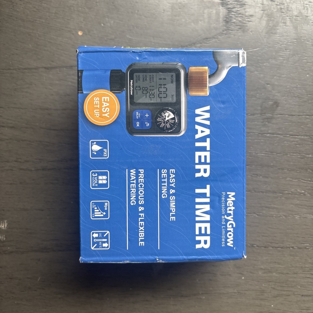 Metry Grow Single Outlet water timer.