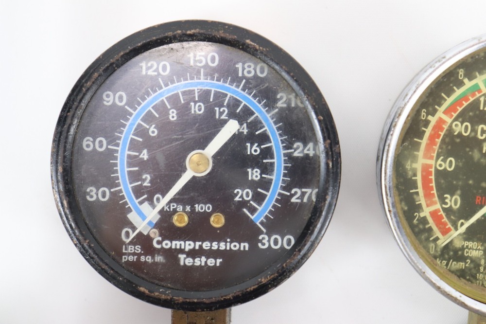 4 Vintage Cornwell Compression Tester