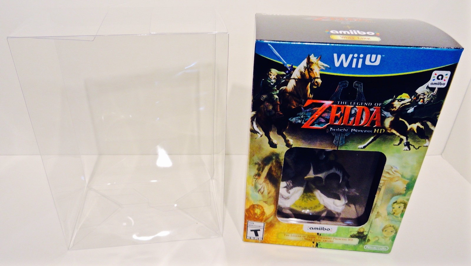 1 Box Protector for ZELDA TWILIGHT PRINCESS HD Wii U Custom Made Acid Free Case