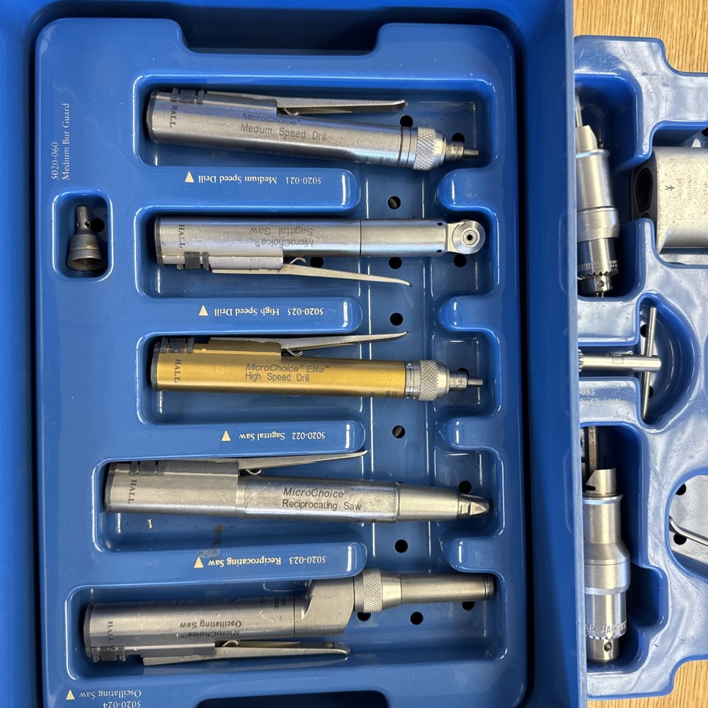Hall/MicroChoice Fixation Drill 5020-027 w Attachments Saw ,Drill, Cable SET