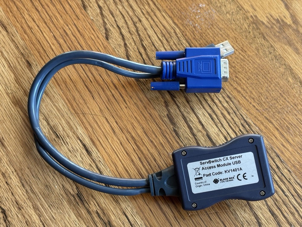 Black Box KV1401A - ServSwitch CX Server Access Module for KVM - VGA, USB, RJ-45