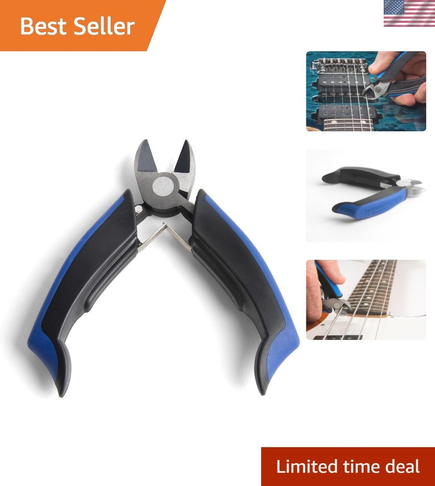 GRIP Cutter:  String Cutter for Guitar, Ukulele & Bass - 8 Inches Blue