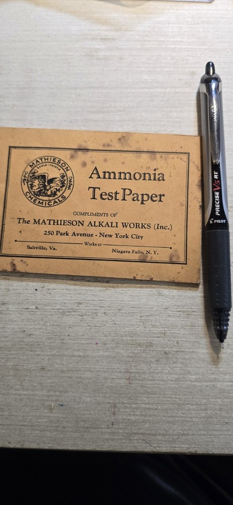 Ammonia Test Paper