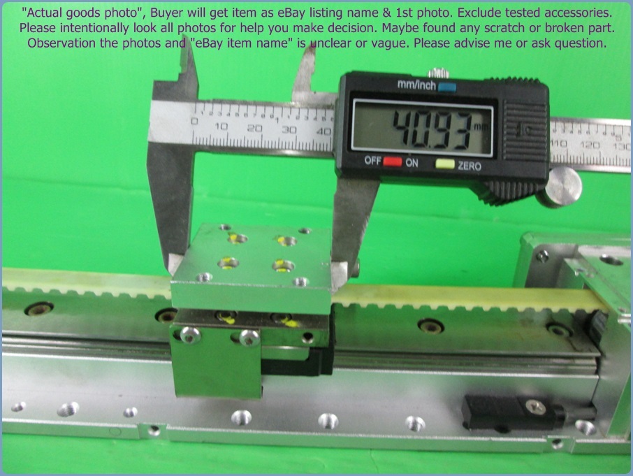 Linear drivenbelt driven as photo, Stroke 30cm., Mini CNC/3D Printer, Promotion.