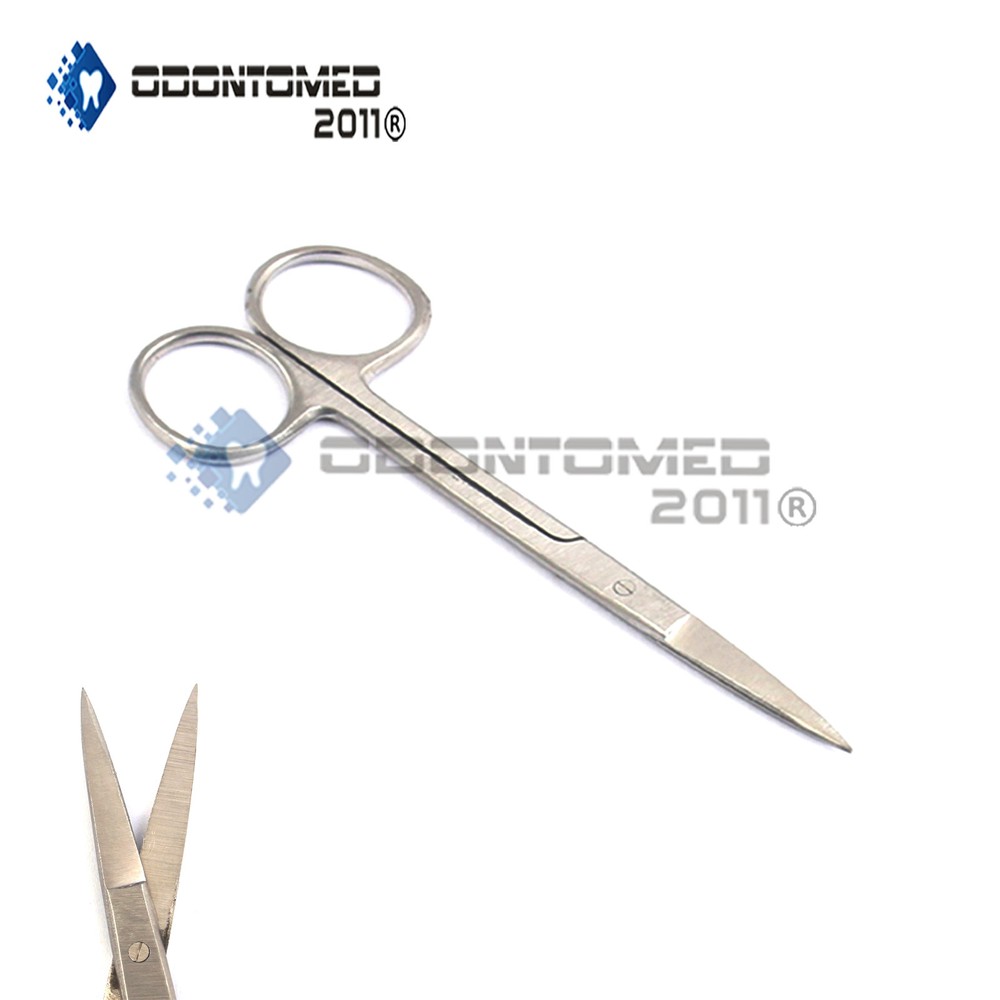 IRIS Scissors 4.5"(Straight+Curved) Surgical Instruments, 2 Pieces