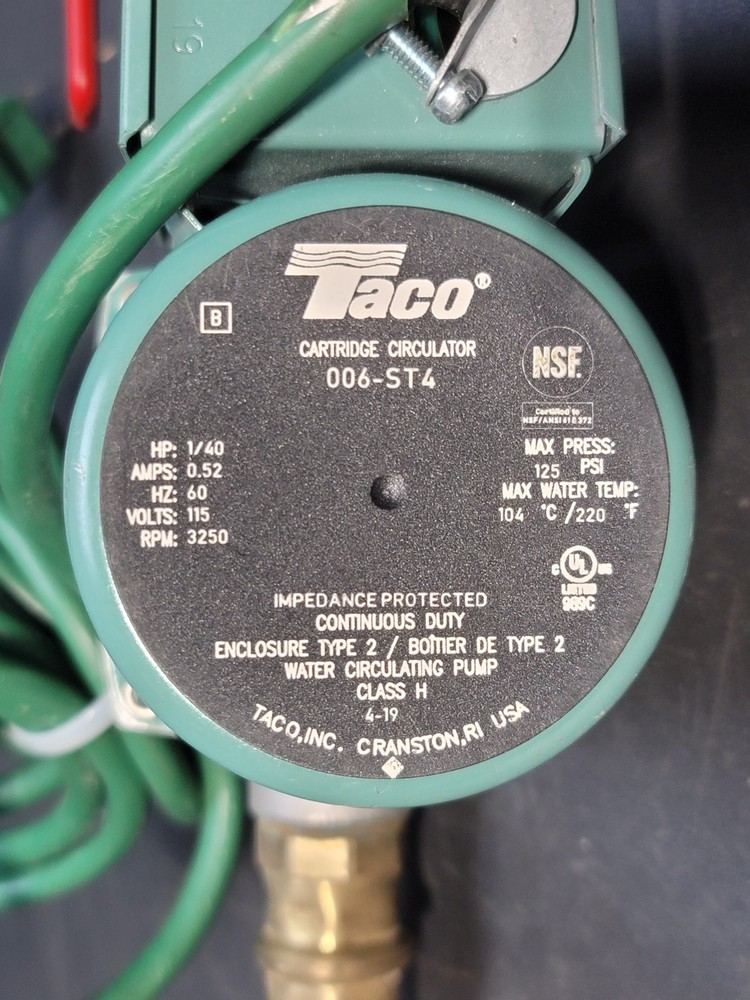 TACO 006-ST4 CARTRIDGE CIRCULATOR