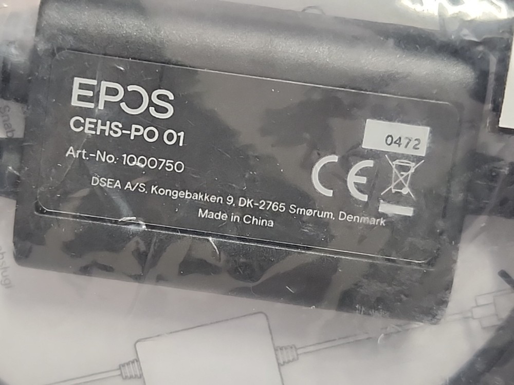 EPOS Ploycom Electronic Hook Switch CEHS-PO 01 1000750 phone cable