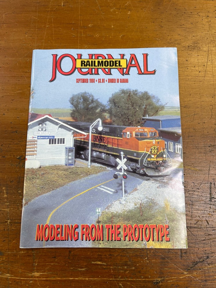 Railmodel Journal ~ September 1998 ~ Volume 10, No. 4 ~ Modeling from Prototype