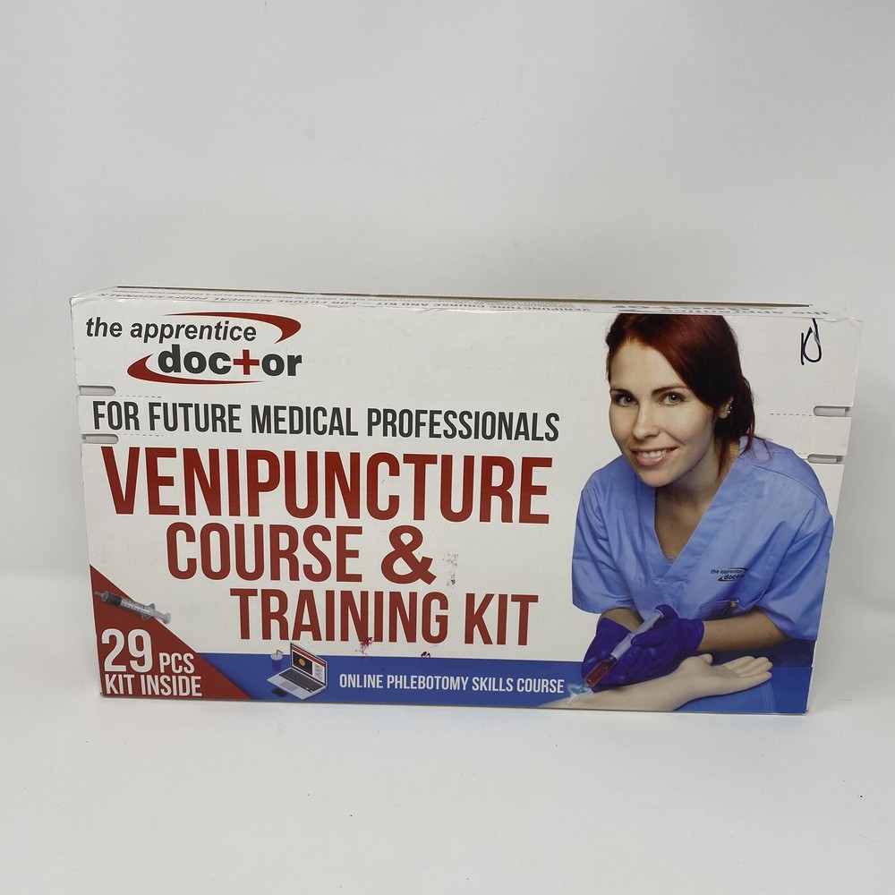 The Apprentice Doctor Venipuncture Course & Training Kit 29 Pcs Inside