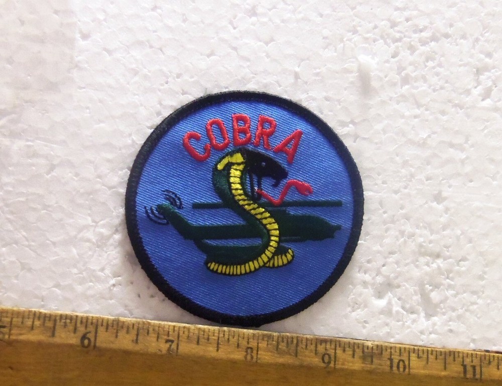 Cobra Helicopter Embroidered Patch