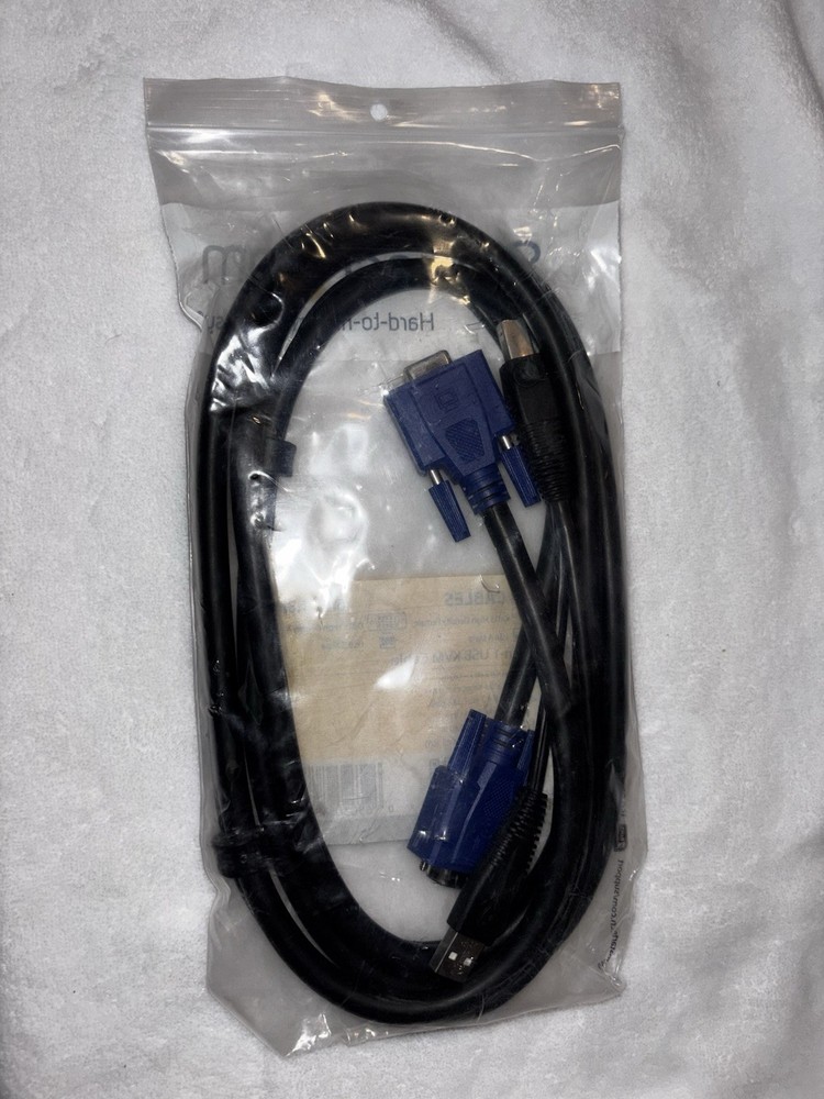 STARTECH 6 FT 2-IN-1 USB KVM CABLE SVUSB2N1_6