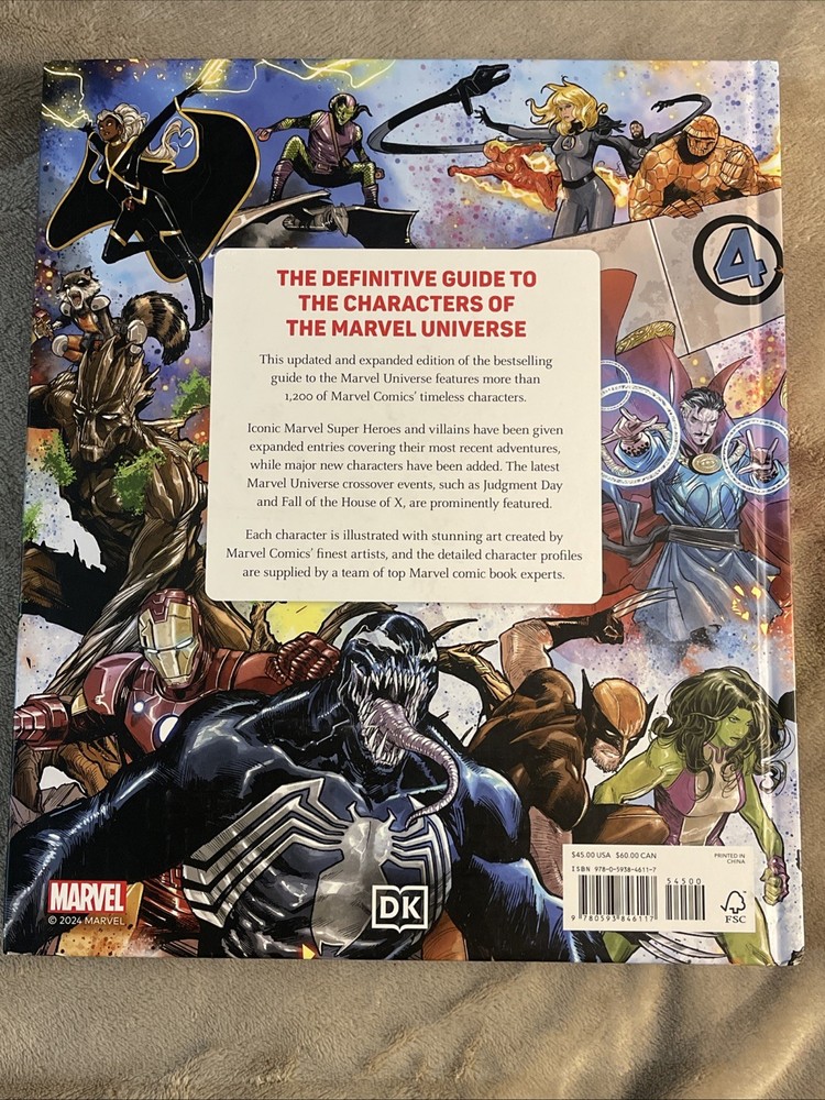 Marvel Encyclopedia 2024 & D.C Comprehensive A-Z Reference Guide