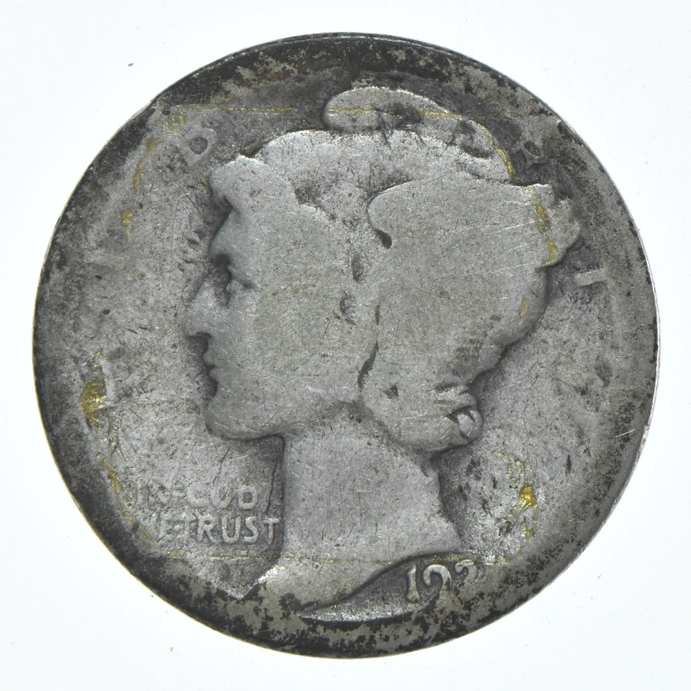 1921 Mercury Dime *6177