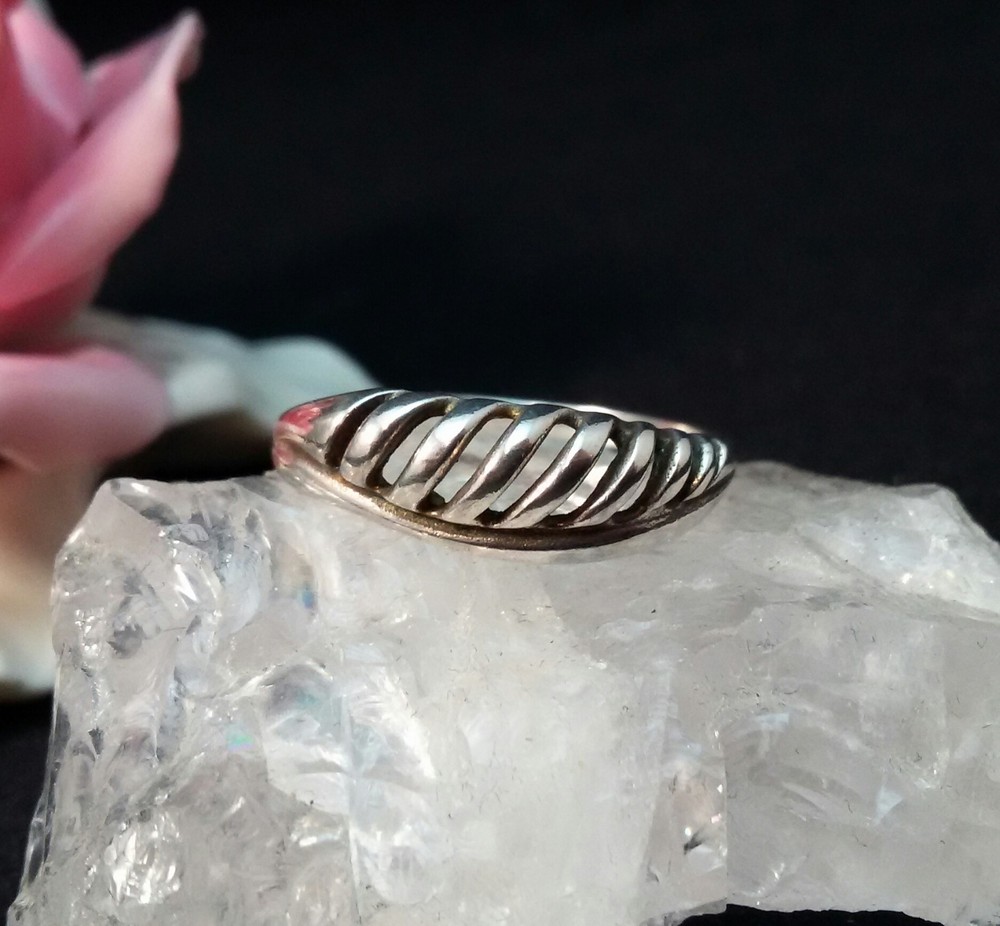 Ring Silver 835 Size 55 (17.5mm Dia)